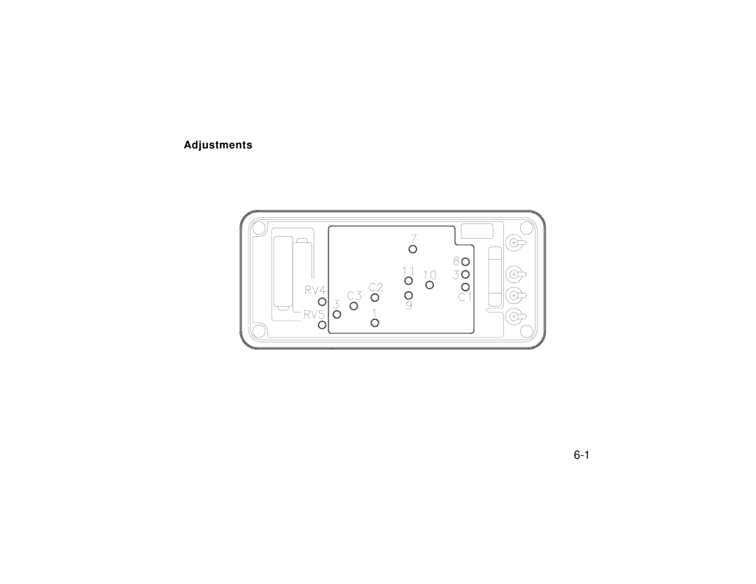 HP Video Game 00974-90002 manual Adjustments 