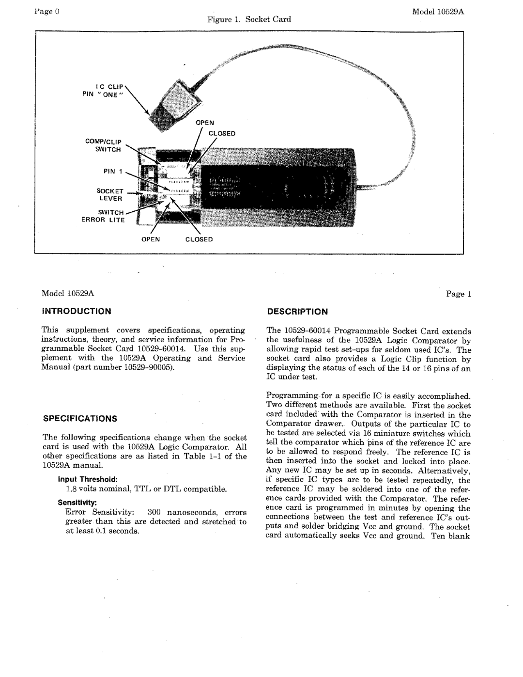 HP Video Game 10529A manual 