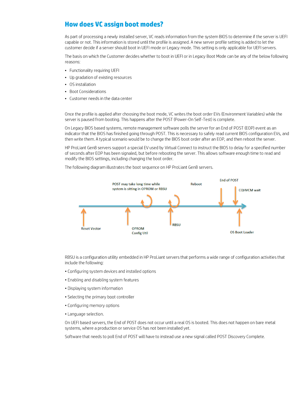 HP Virtual Connect Firmware manual How does VC assign boot modes? 