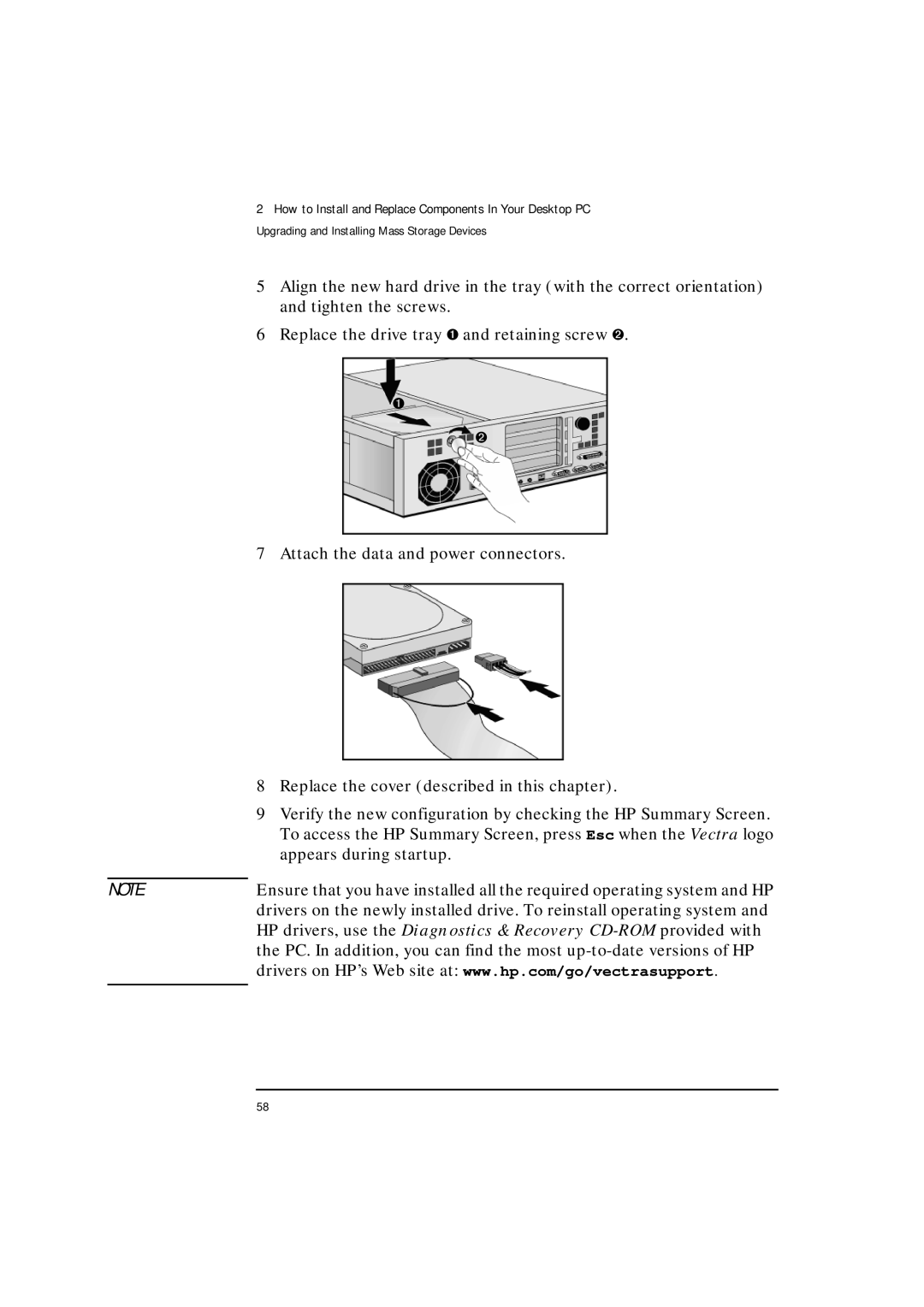 HP VLI 8 manual Appears during startup 