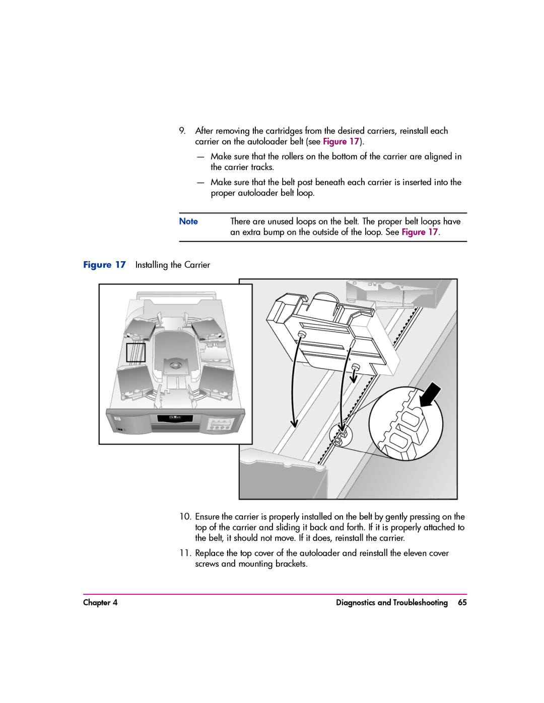 HP vs80 manual An extra bump on the outside of the loop. See Figure 