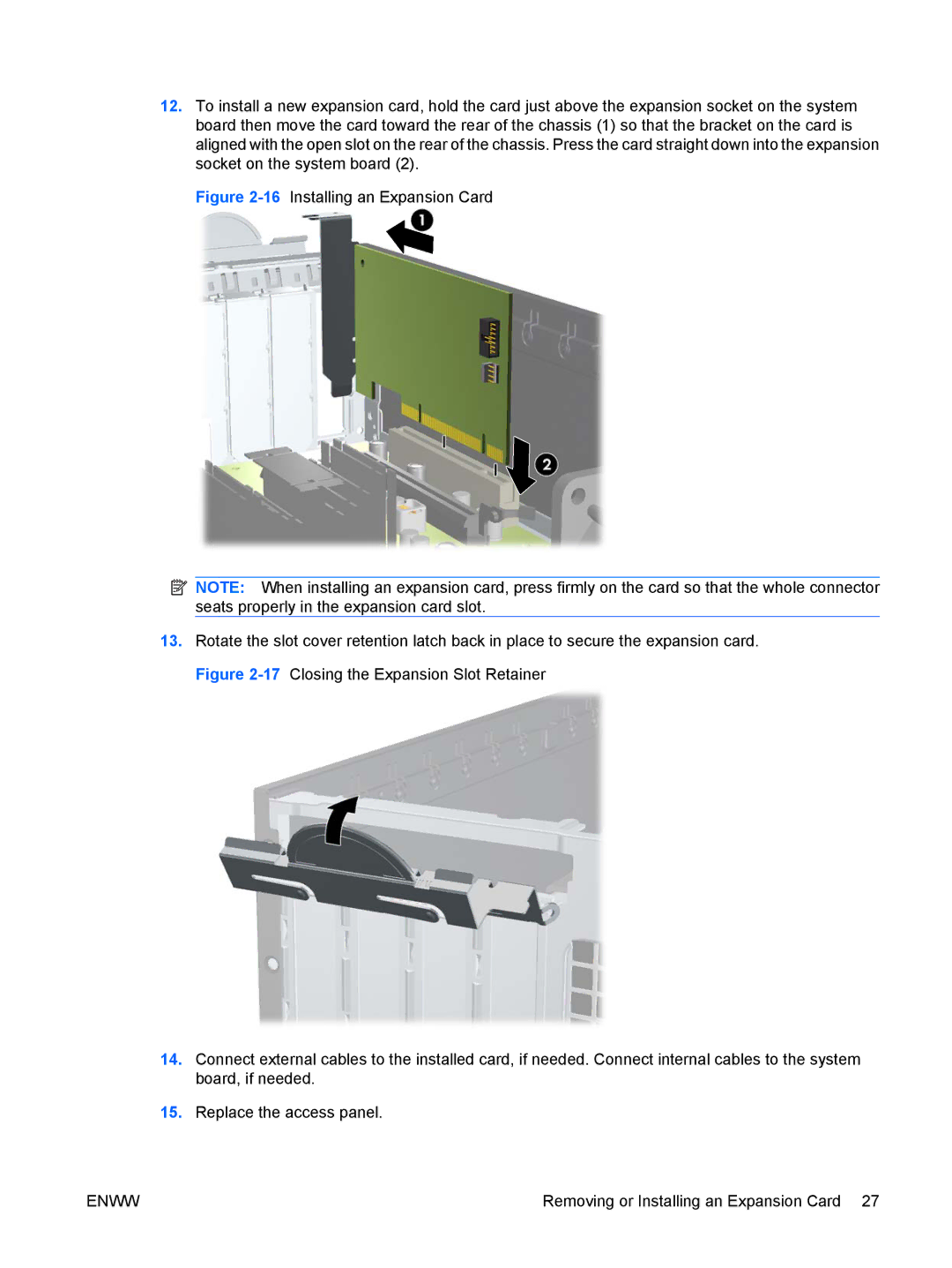 HP VS803UT manual Enww 