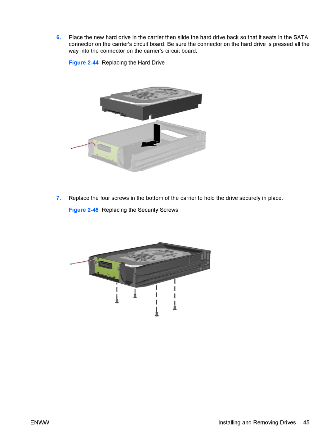 HP VS803UT manual Enww 