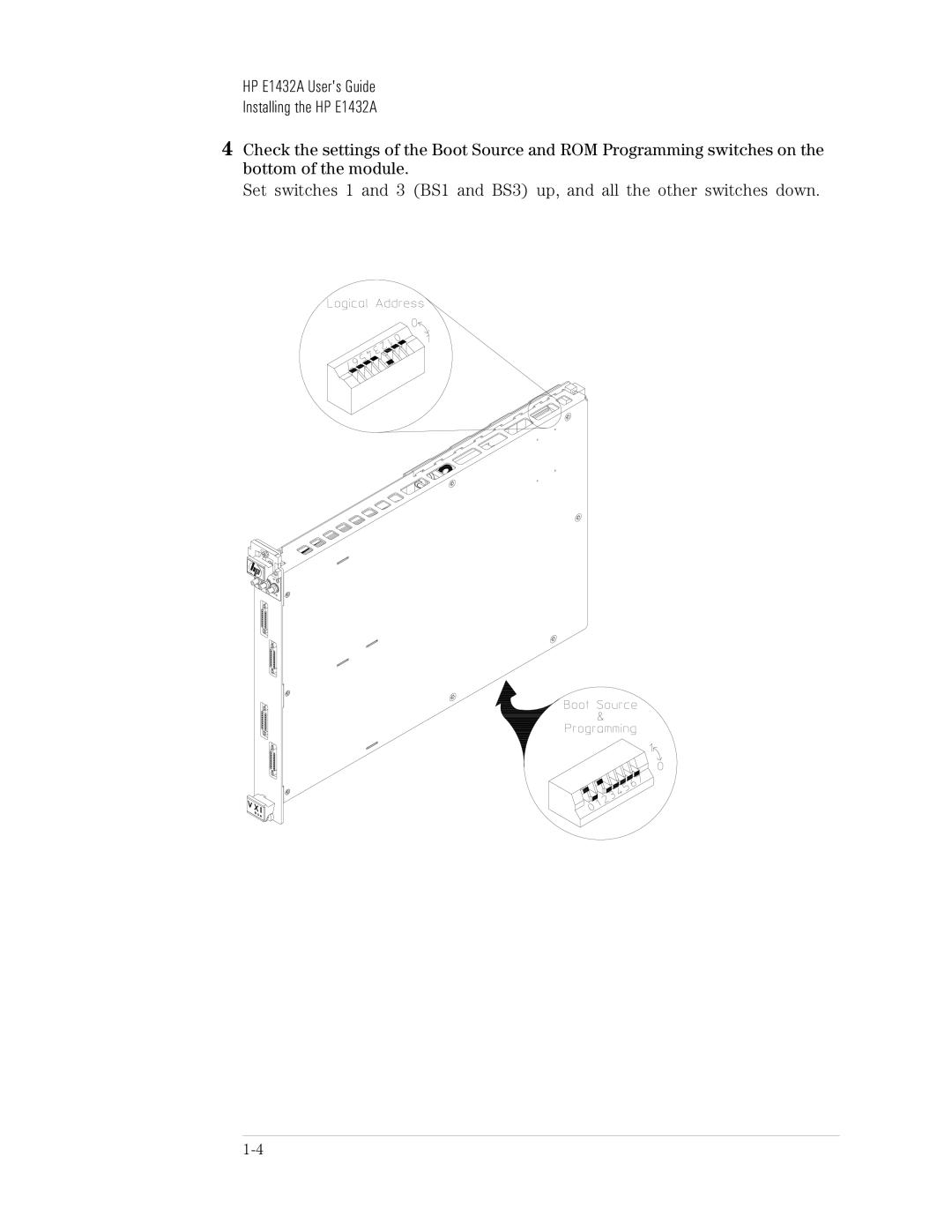 HP VXI E1432A manual 