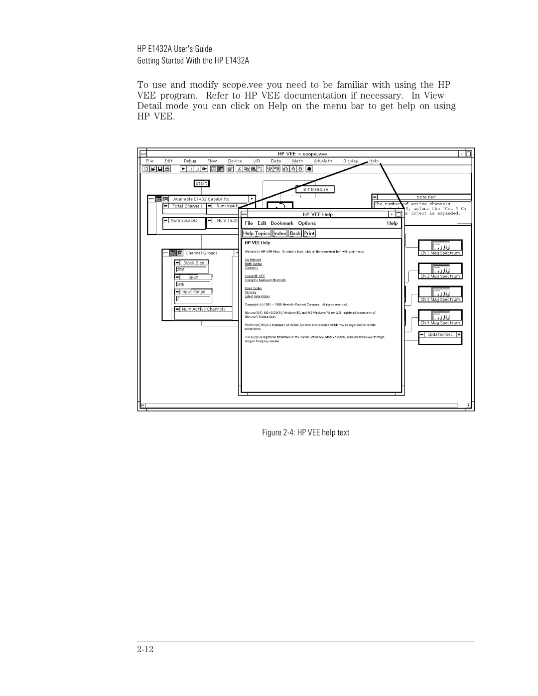 HP VXI E1432A manual Hp Vee 