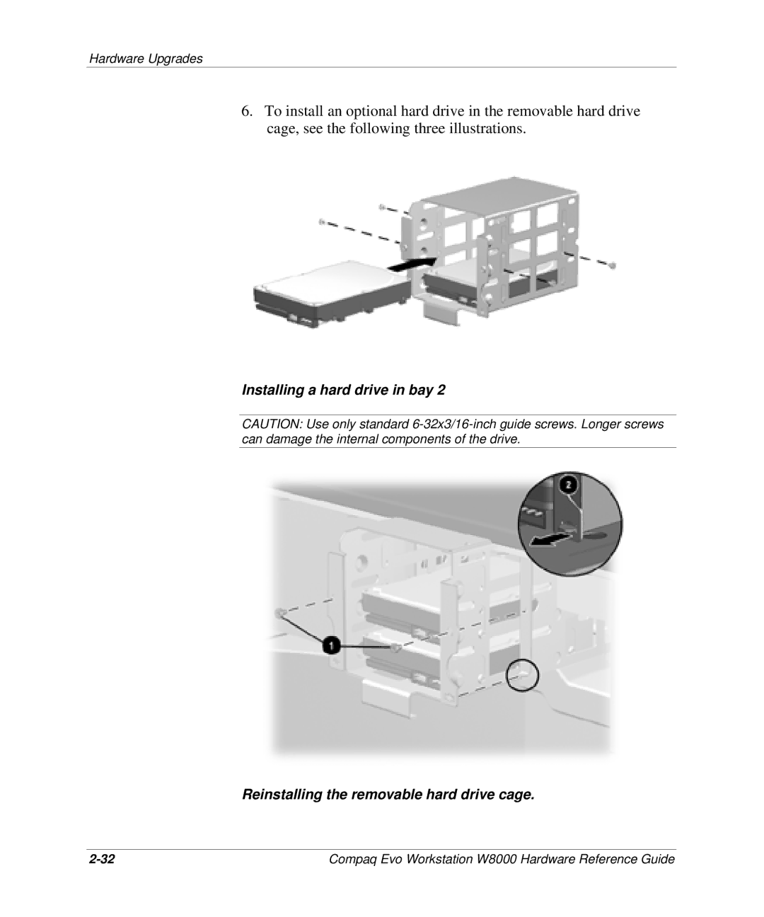 HP w8000 manual Hardware Upgrades 