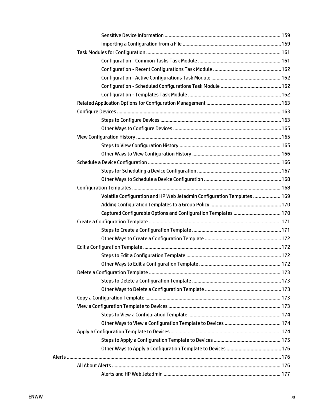 HP Web Jetadmin Software manual 161 