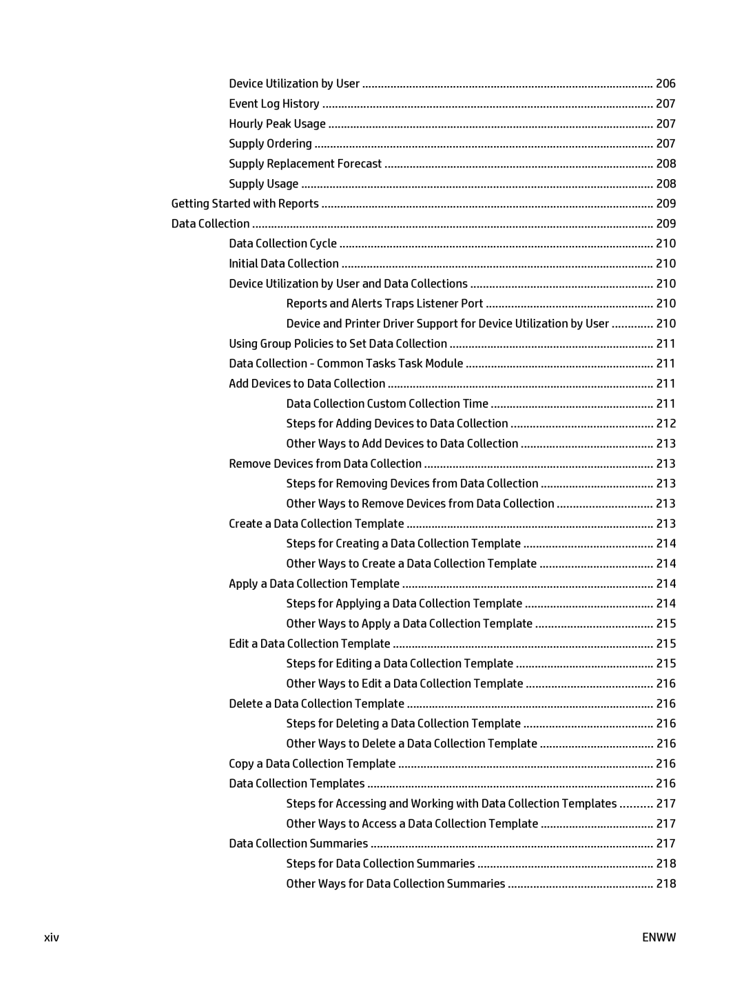 HP Web Jetadmin Software manual 207 