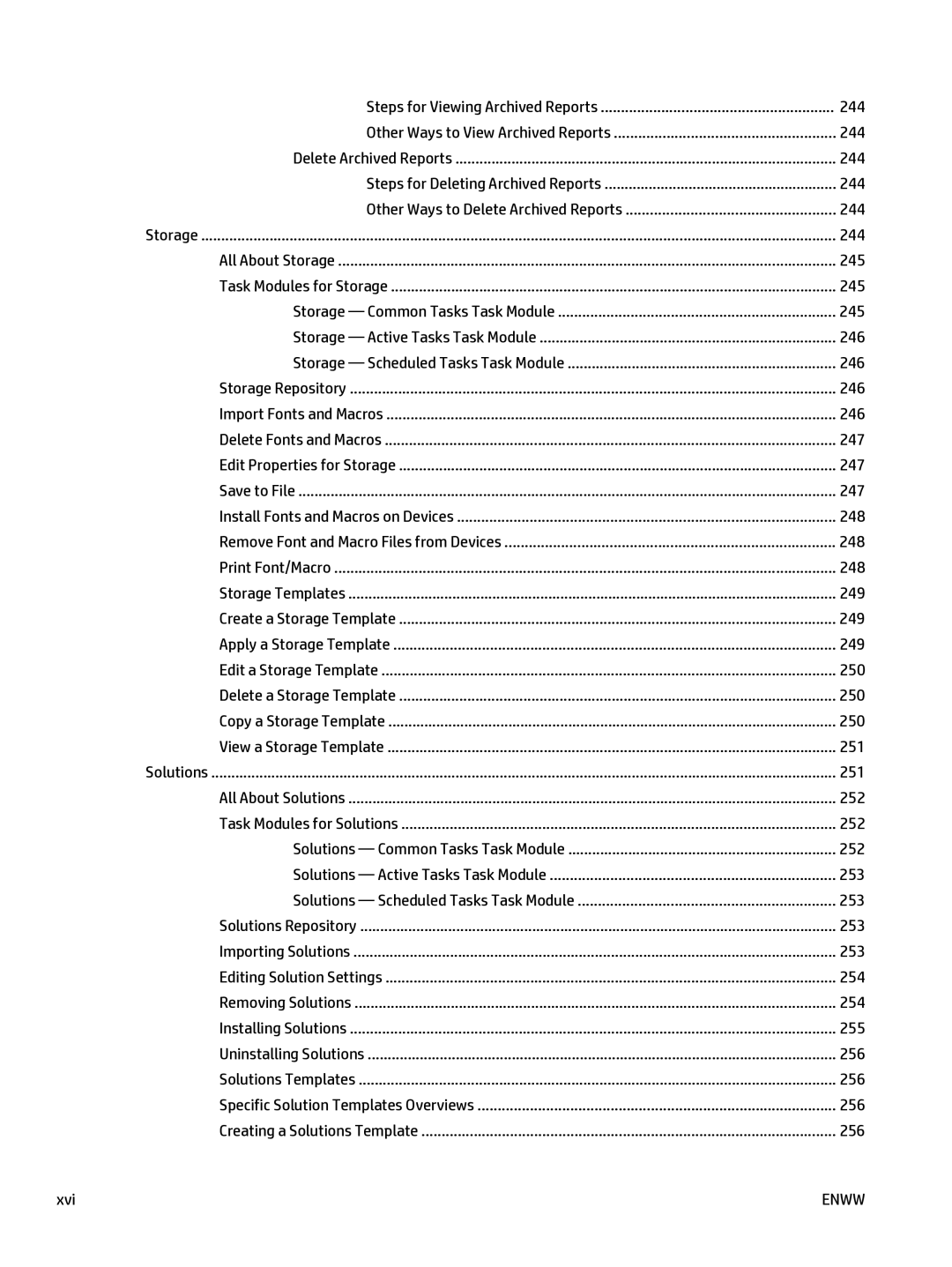 HP Web Jetadmin Software manual 245 