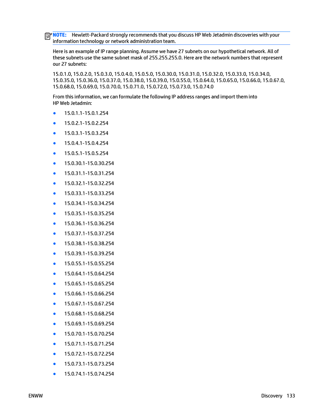 HP Web Jetadmin Software manual Enww 