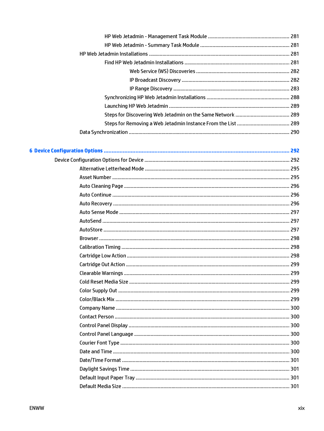 HP Web Jetadmin Software manual 292 