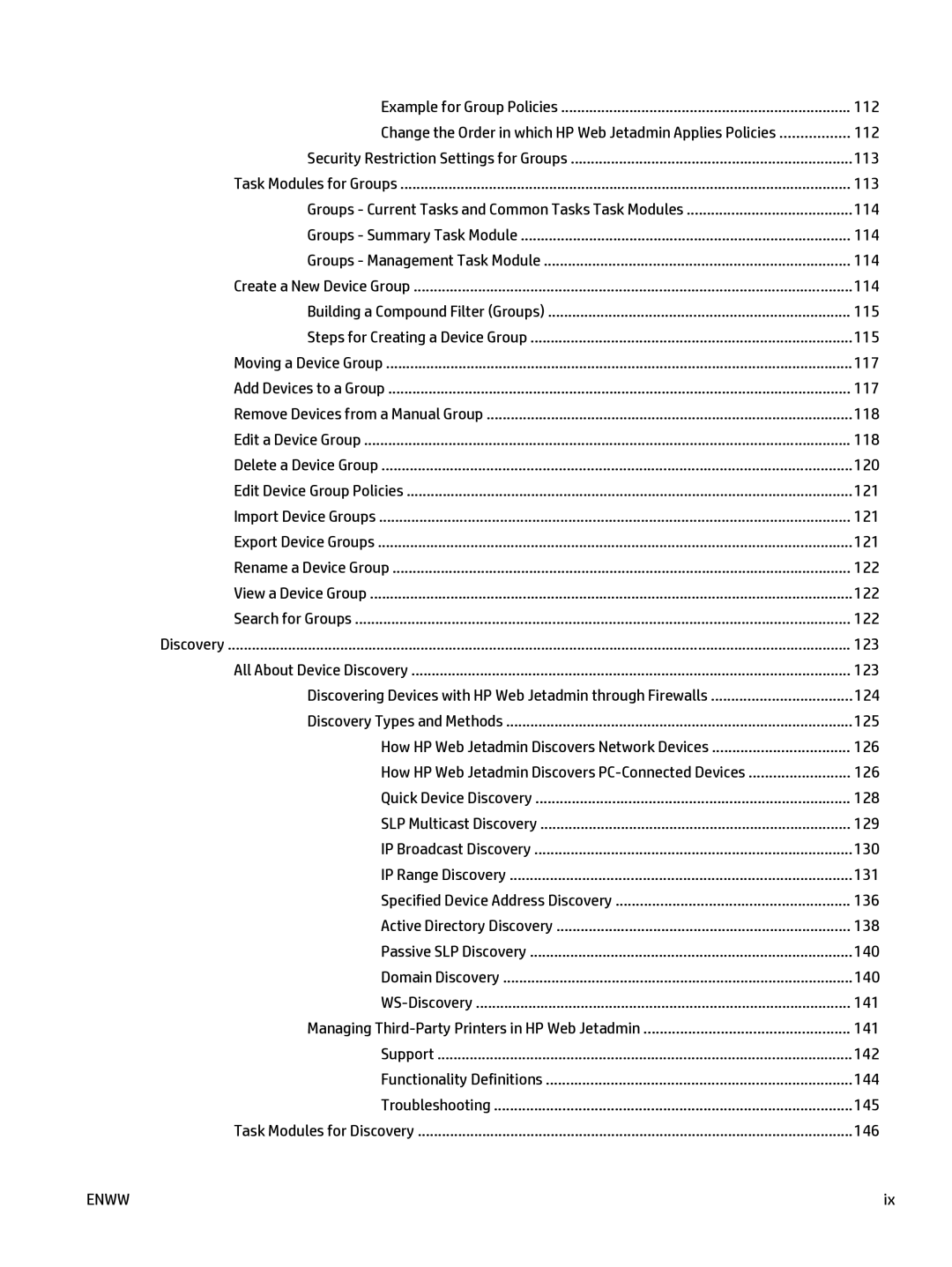 HP Web Jetadmin Software manual 117 