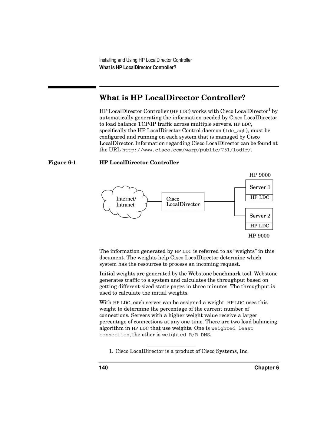 HP WebQoS Software manual What is HP LocalDirector Controller?, Chapter 