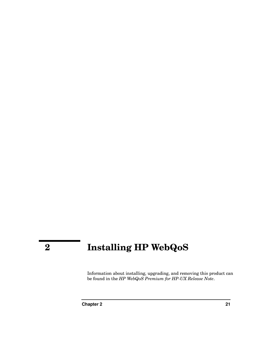 HP WebQoS Software manual Installing HP WebQoS 