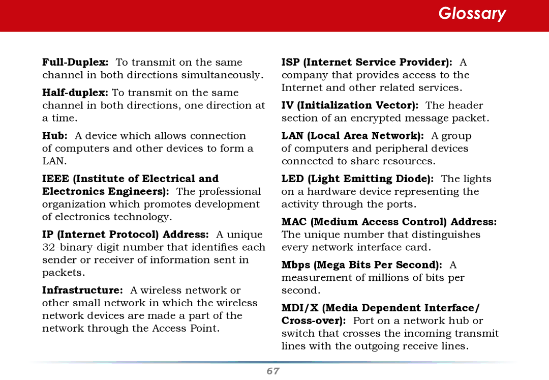 HP WHR--AG108 manual Glossary 