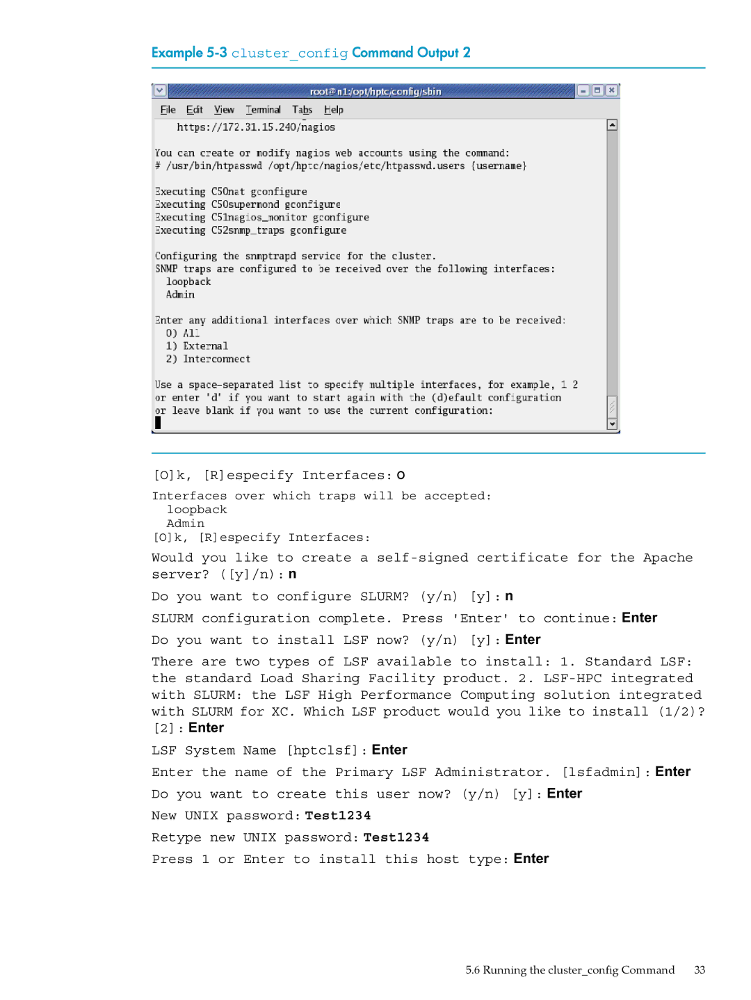 HP Workgroup System AWSXCIG-1A manual Ok, Respecify Interfaces O 