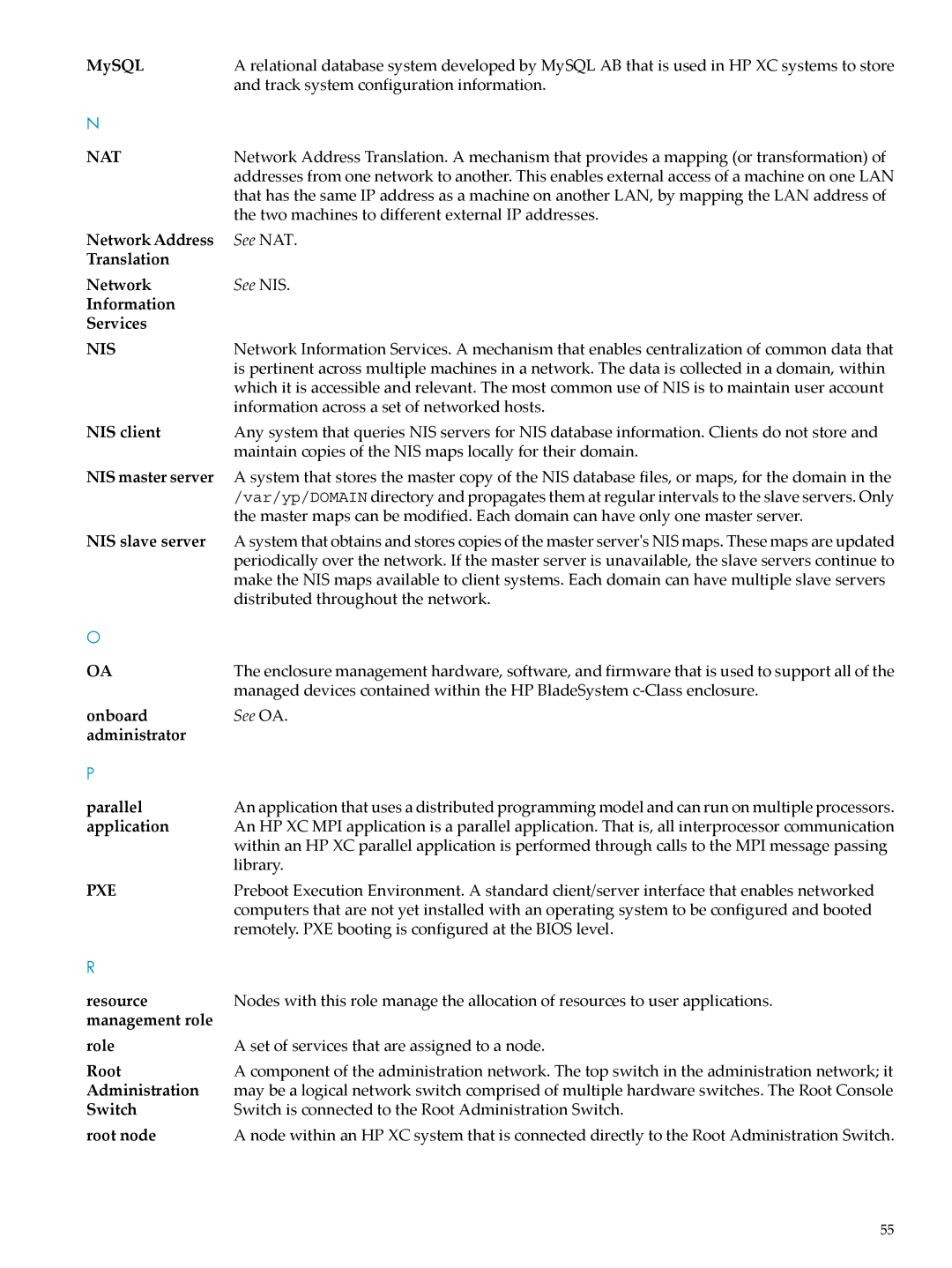 HP Workgroup System AWSXCIG-1A manual Nat 