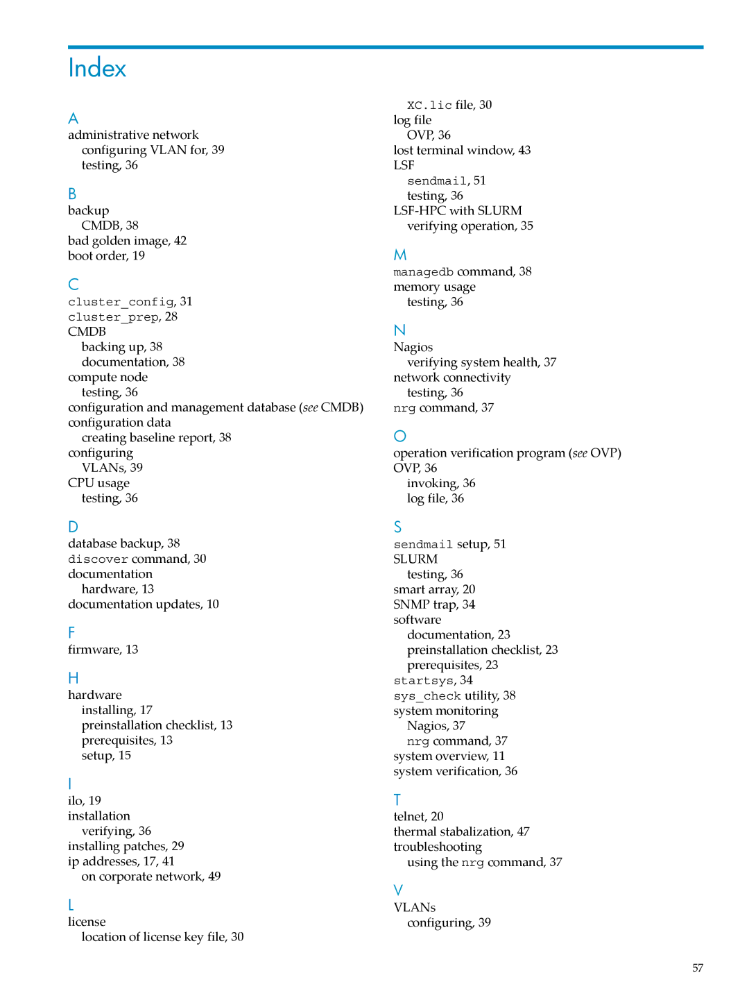 HP Workgroup System AWSXCIG-1A manual Index, Lsf 