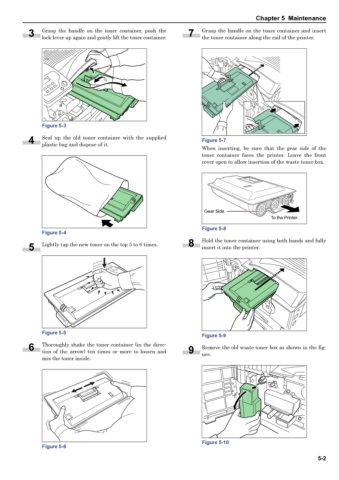 HP WP36/50 manual Maintenance 