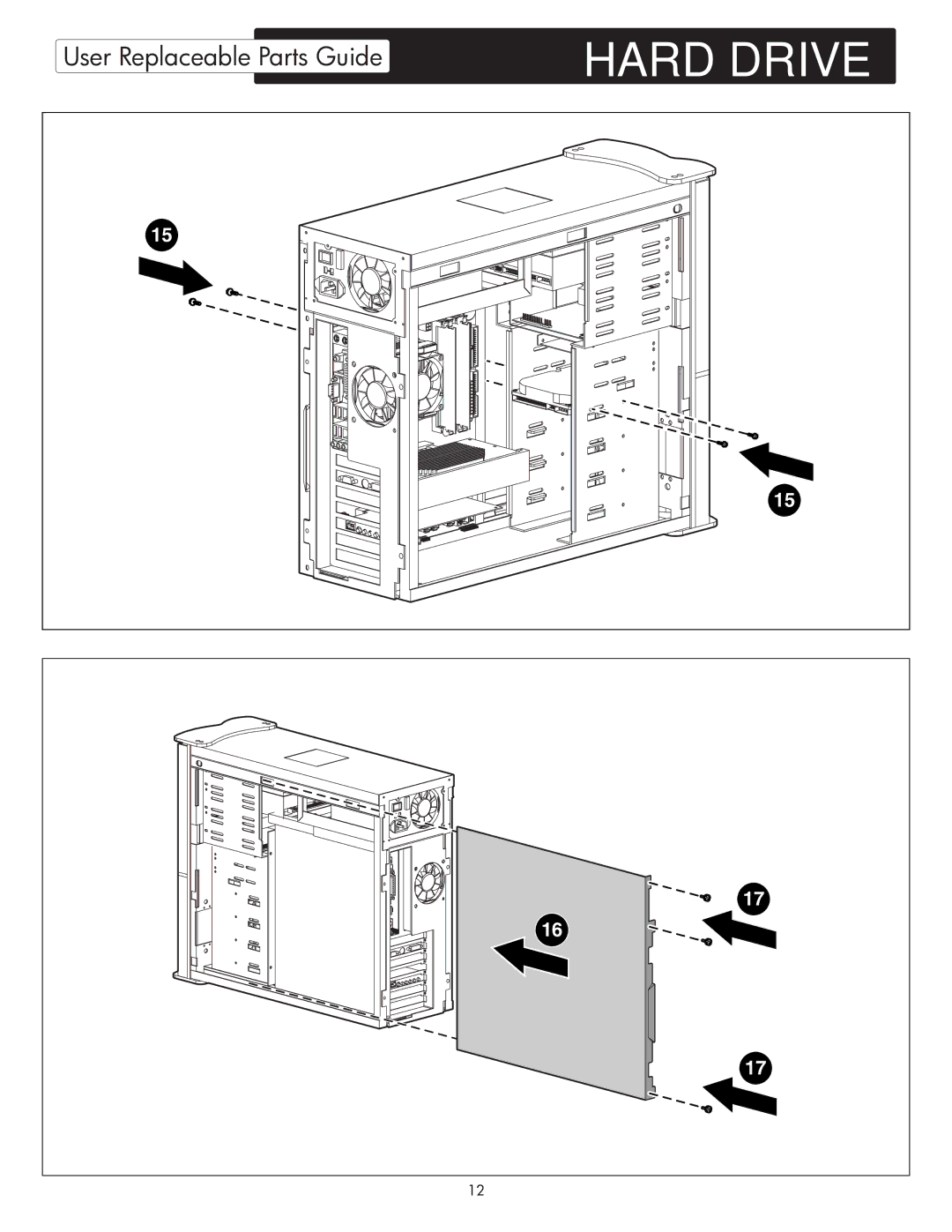 HP X09 manual Hard Drive 