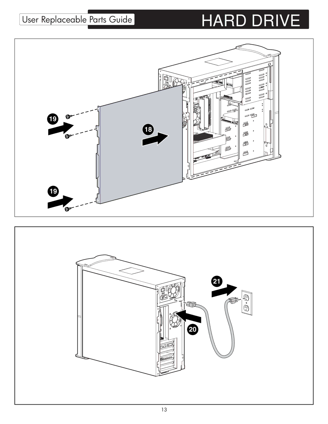 HP X09 manual Hard Drive 