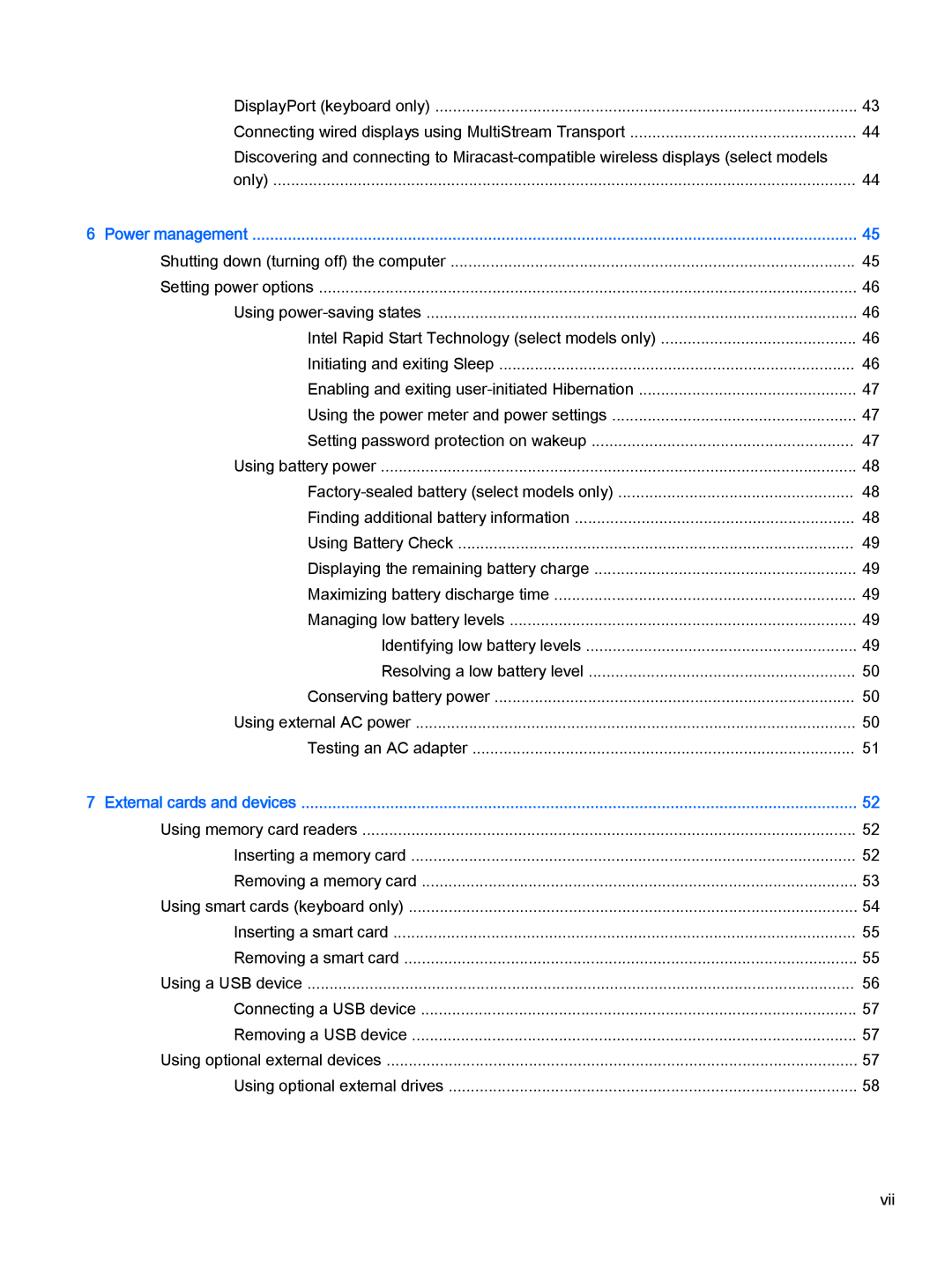 HP x2 1011 G1 (Windows 8.1) manual Identifying low battery levels Resolving a low battery level 