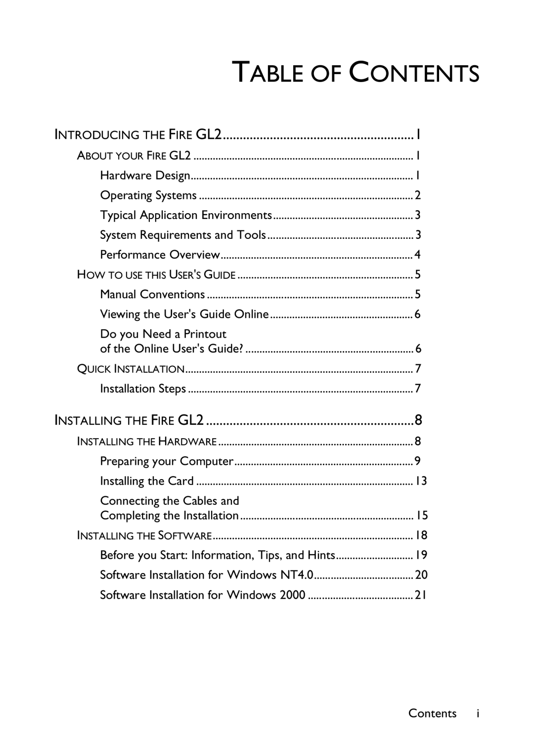 HP x2100 manual Table of Contents 