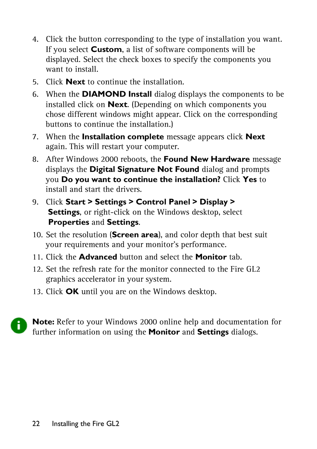 HP x2100 manual Click Start Settings Control Panel Display 