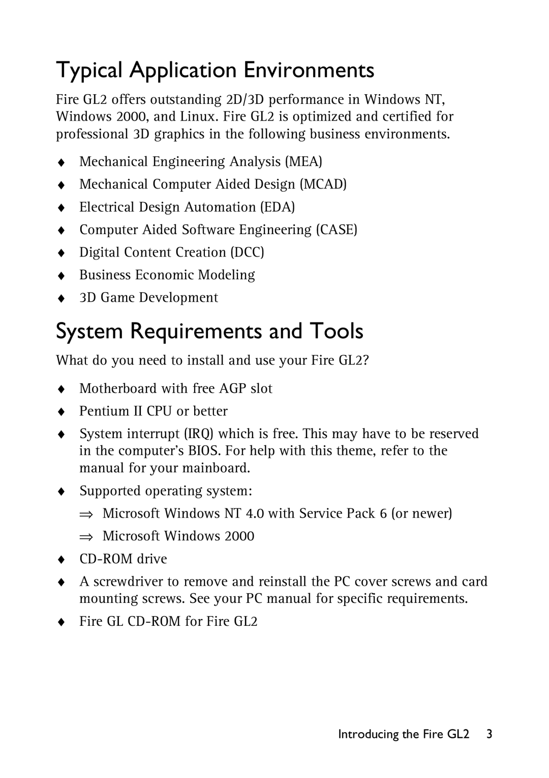 HP x2100 manual Typical Application Environments, System Requirements and Tools 