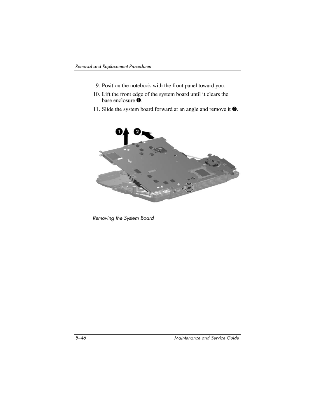 HP X6000, X6125CL, X6100, X6050US, X6050CA, X6001XX, X6002XX, X6003XX manual Removing the System Board 