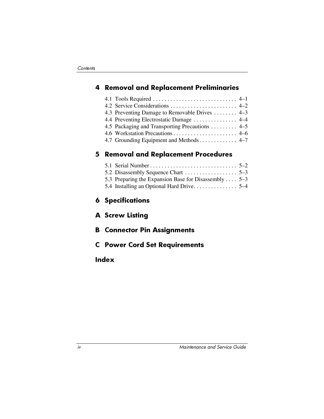 HP XB3000 manual Removal and Replacement Preliminaries 