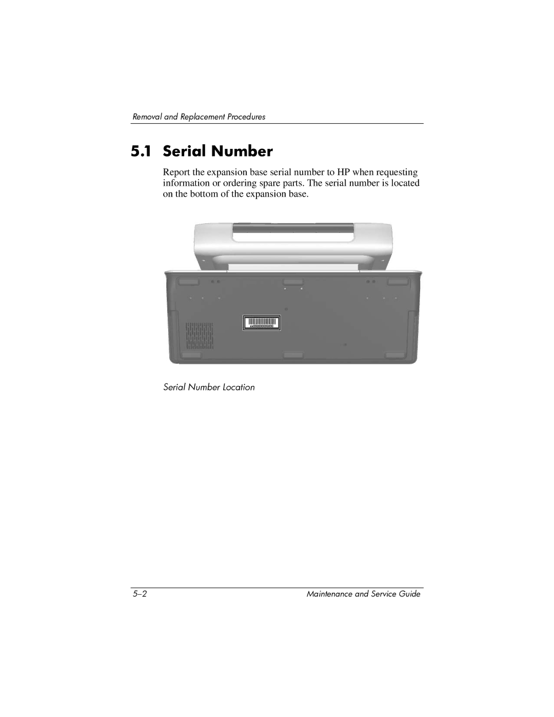 HP XB3000 manual Serial Number 