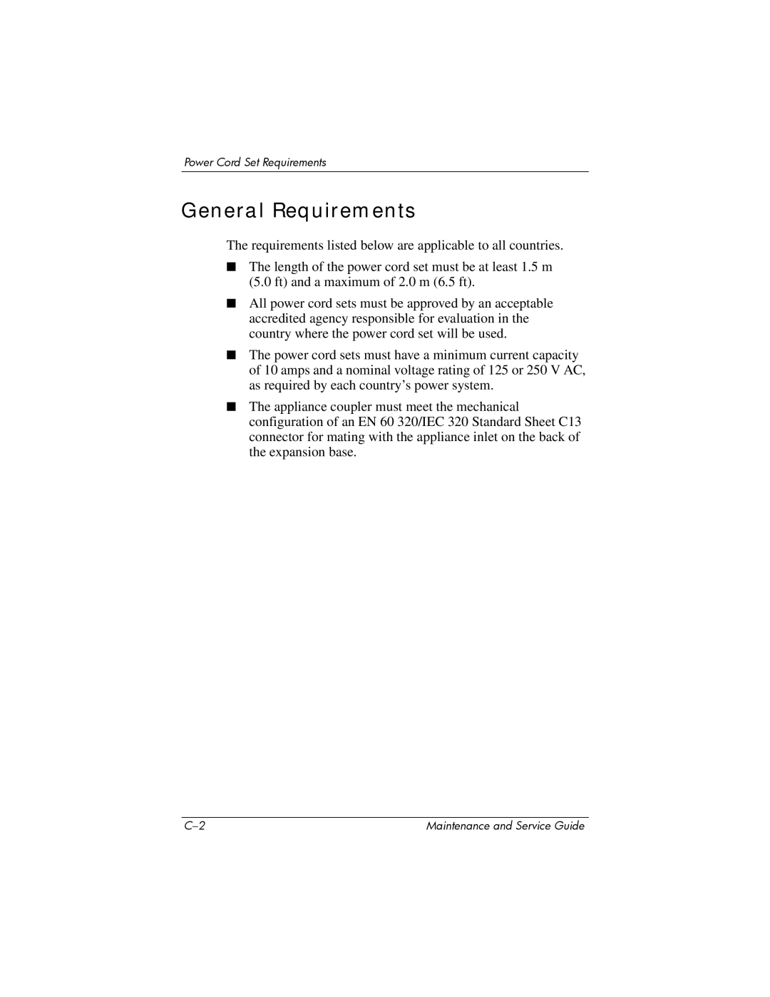 HP XB3000 manual General Requirements 