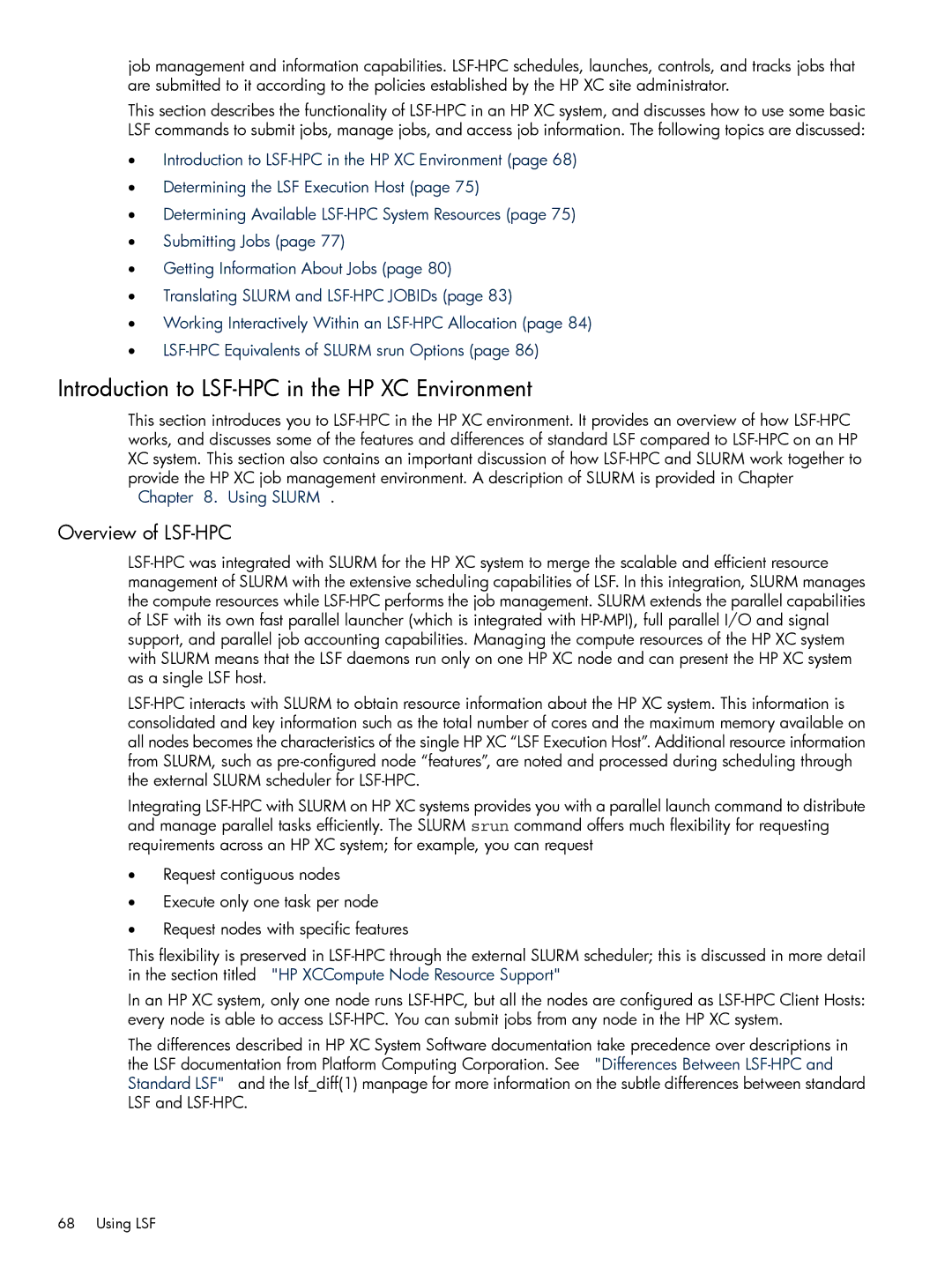 HP XC System 3.x Software manual Introduction to LSF-HPC in the HP XC Environment, Overview of LSF-HPC 
