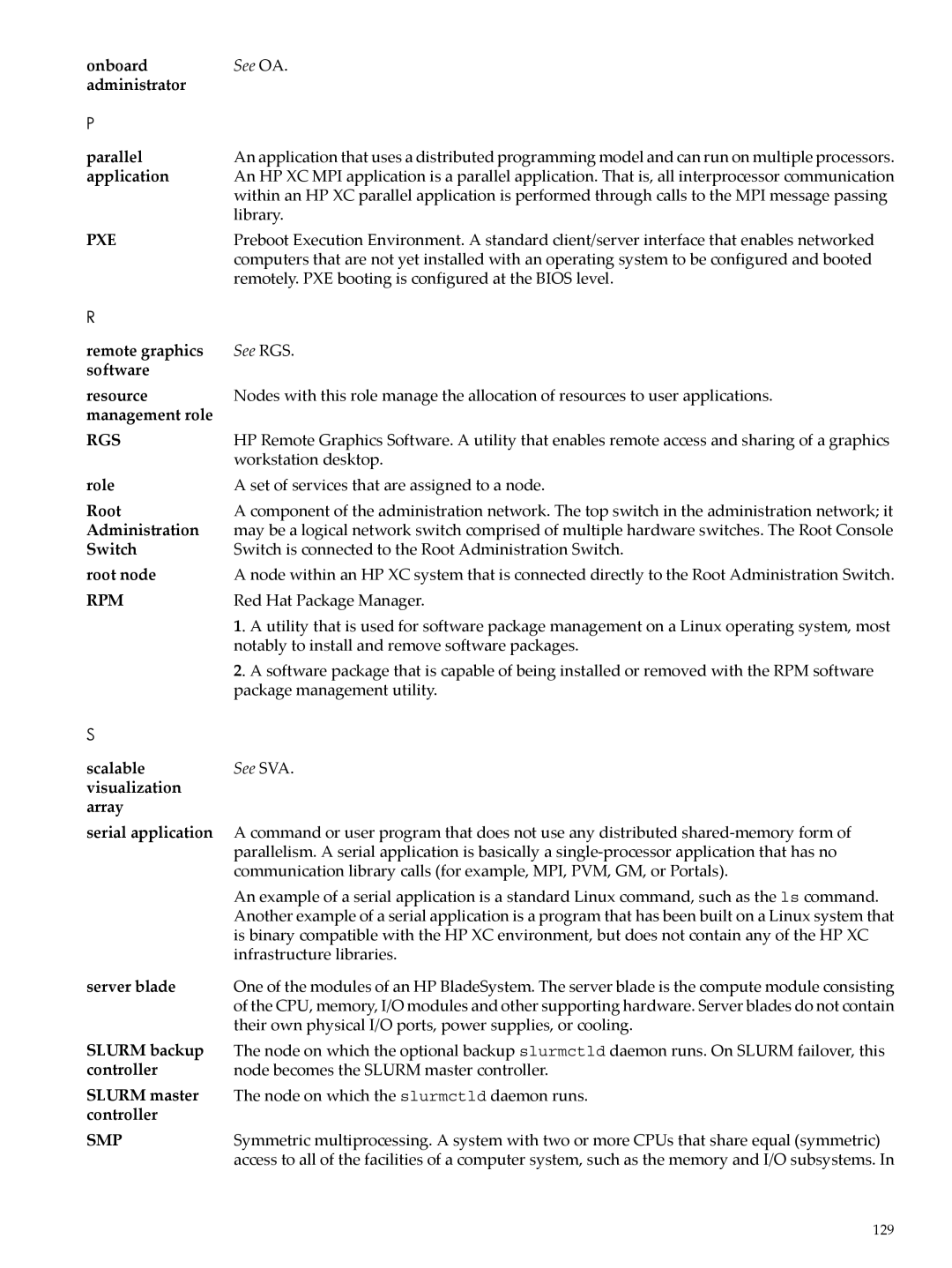 HP XC System 4.x Software manual Pxe 