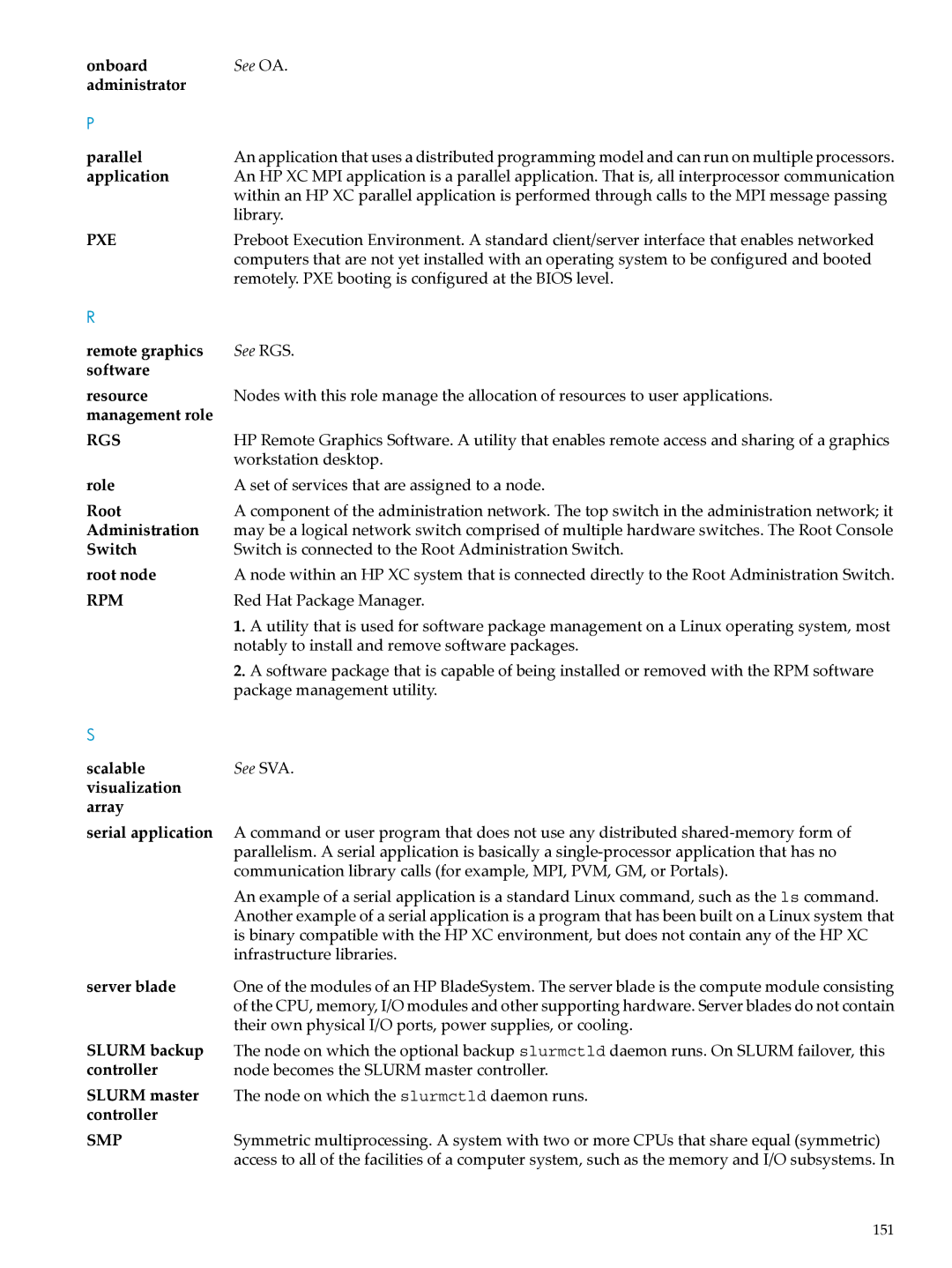 HP XC System Software 3.2.1 manual Pxe 