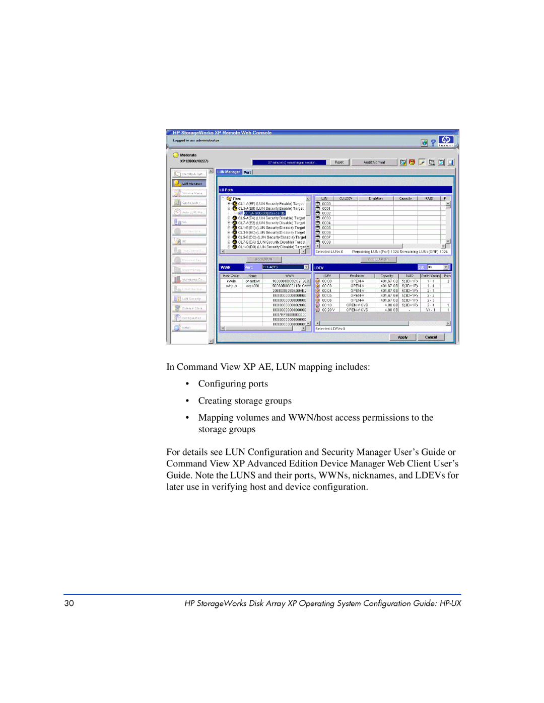 HP XP128, XP10000 manual 