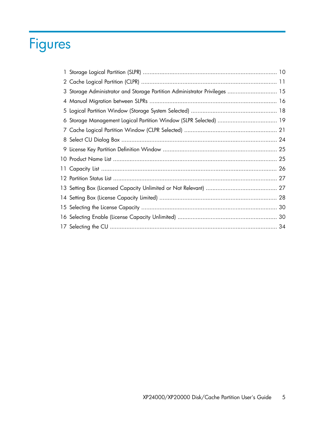 HP XP24000, XP20000 manual Figures 