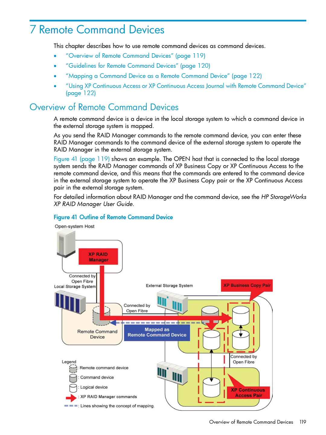 HP XP24000, XP20000 manual Overview of Remote Command Devices 