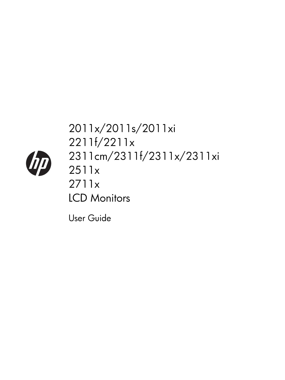 HP 2011XI, XP599AAABA manual User Guide 