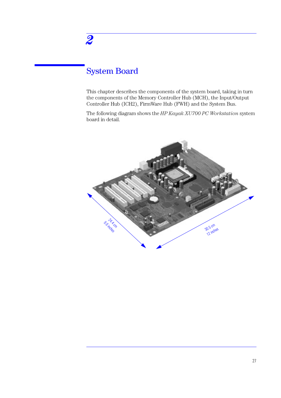 HP XU700 manual System Board 