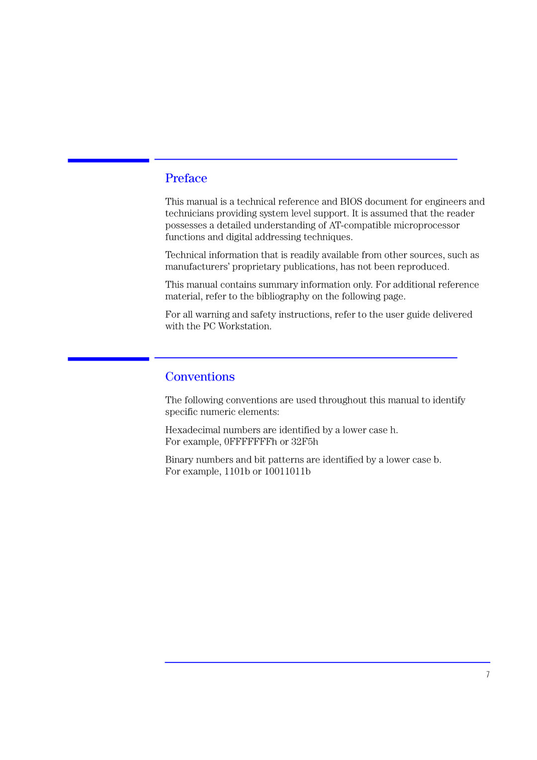 HP XU700 manual Preface, Conventions 