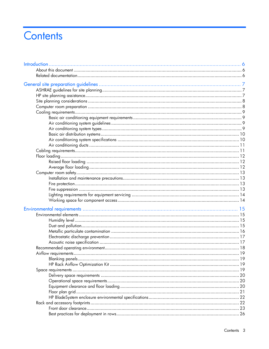 HP xw2x220c Blade manual Contents 