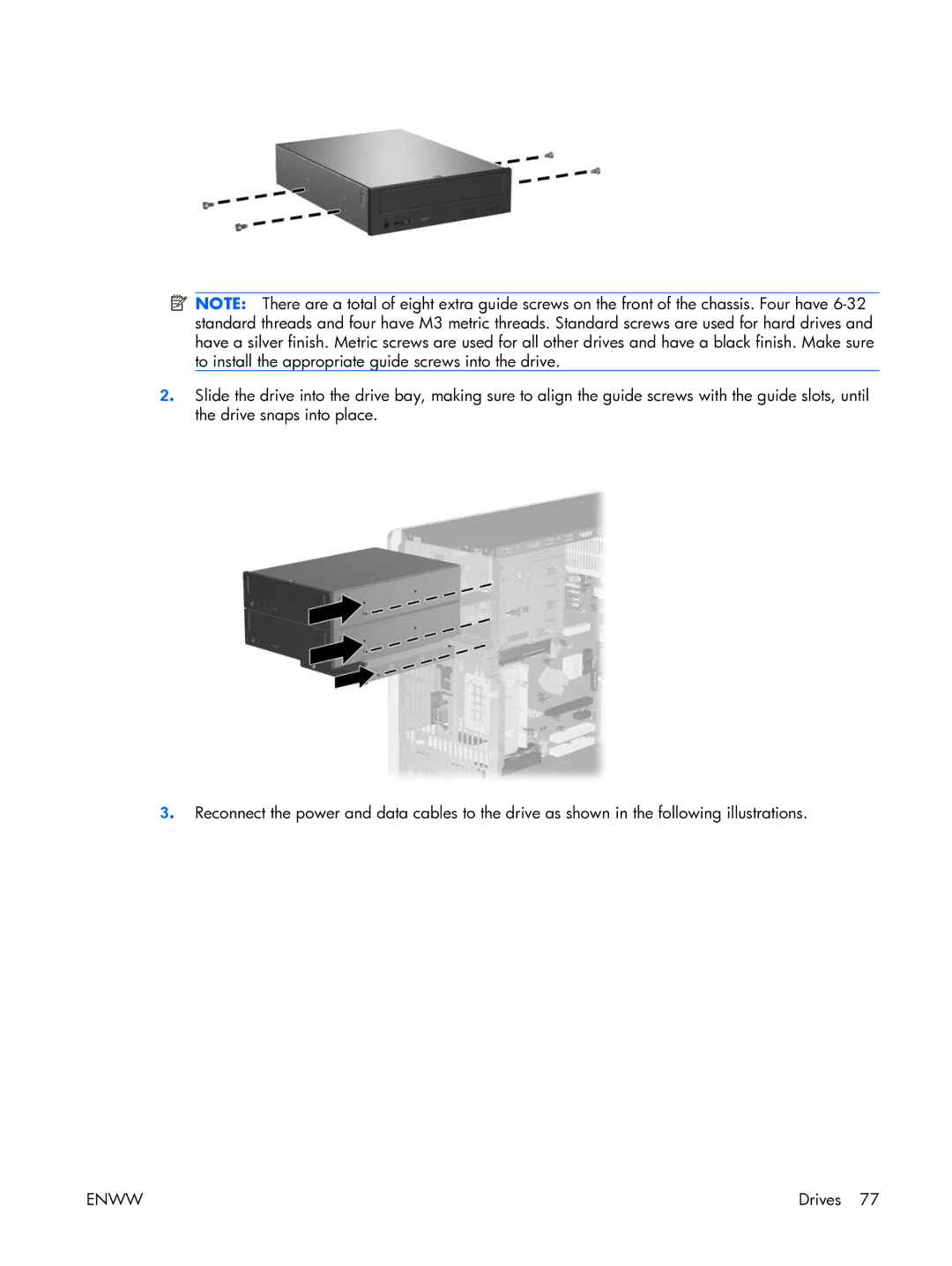 HP XW3400 manual Enww 