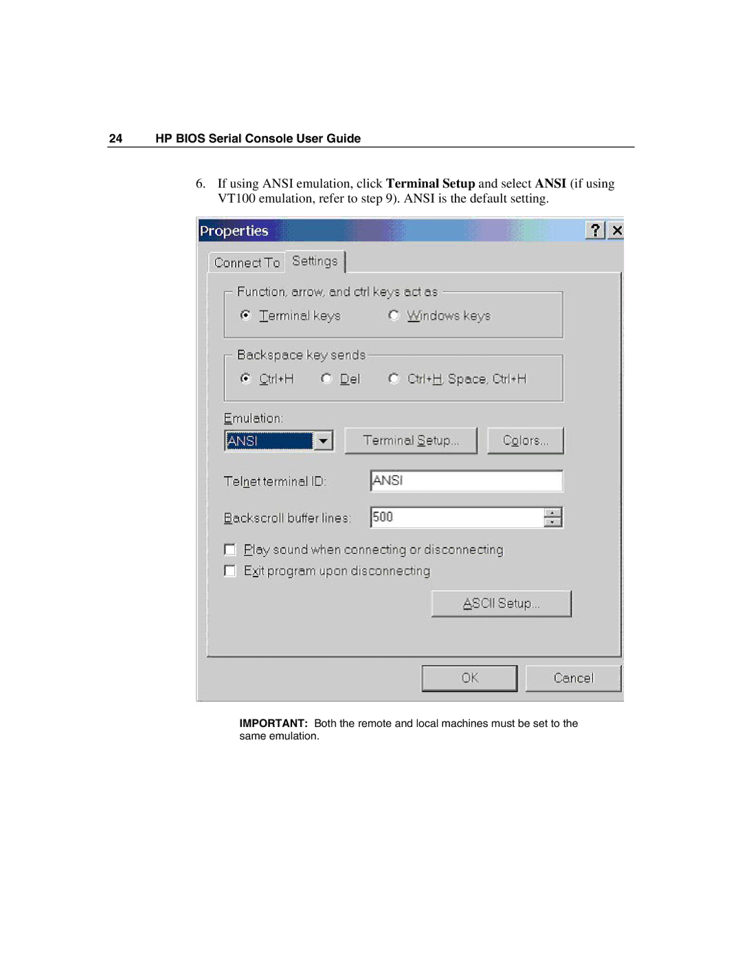 HP xw460c Blade manual HP Bios Serial Console User Guide 