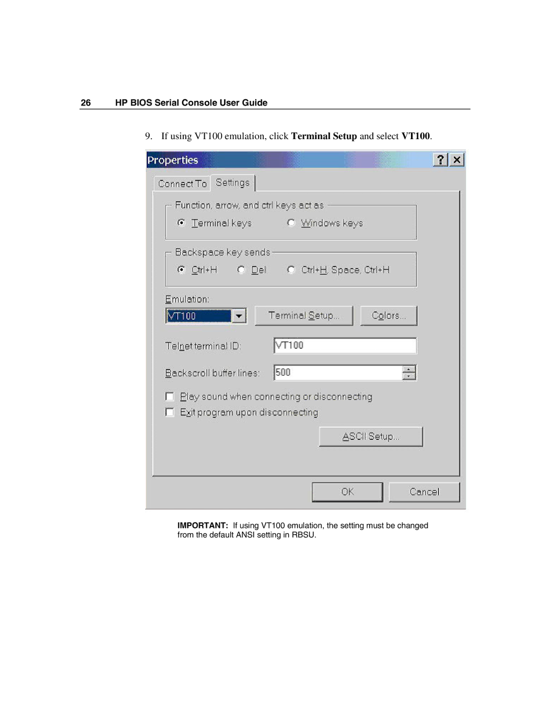 HP xw460c Blade manual HP Bios Serial Console User Guide 