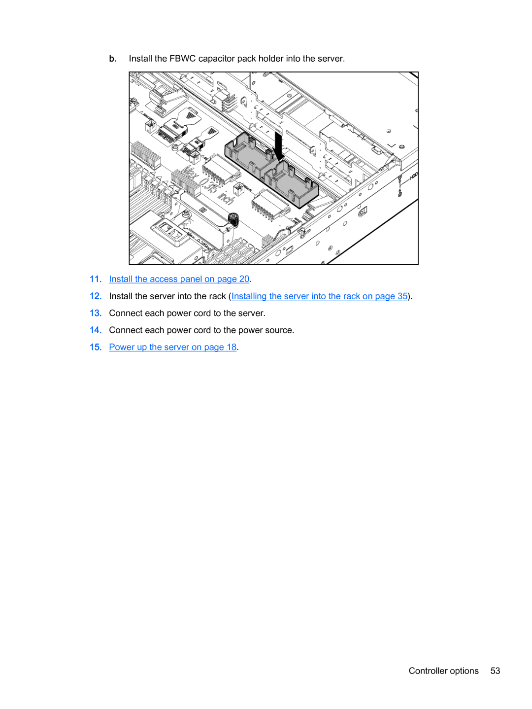 HP Z Virtual manual Power up the server on 