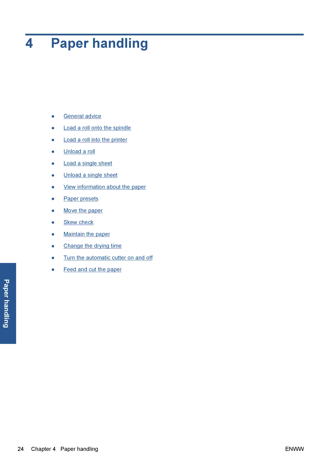 HP Z5200 CQ113A#B1K manual Paper handling 