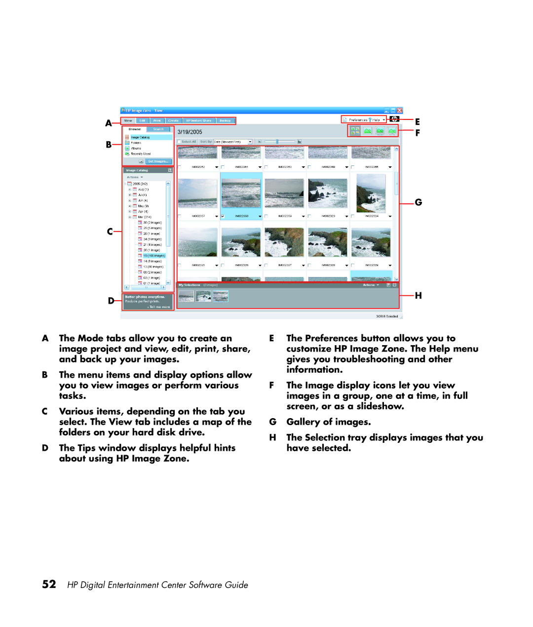 HP z558 manual HP Digital Entertainment Center Software Guide 