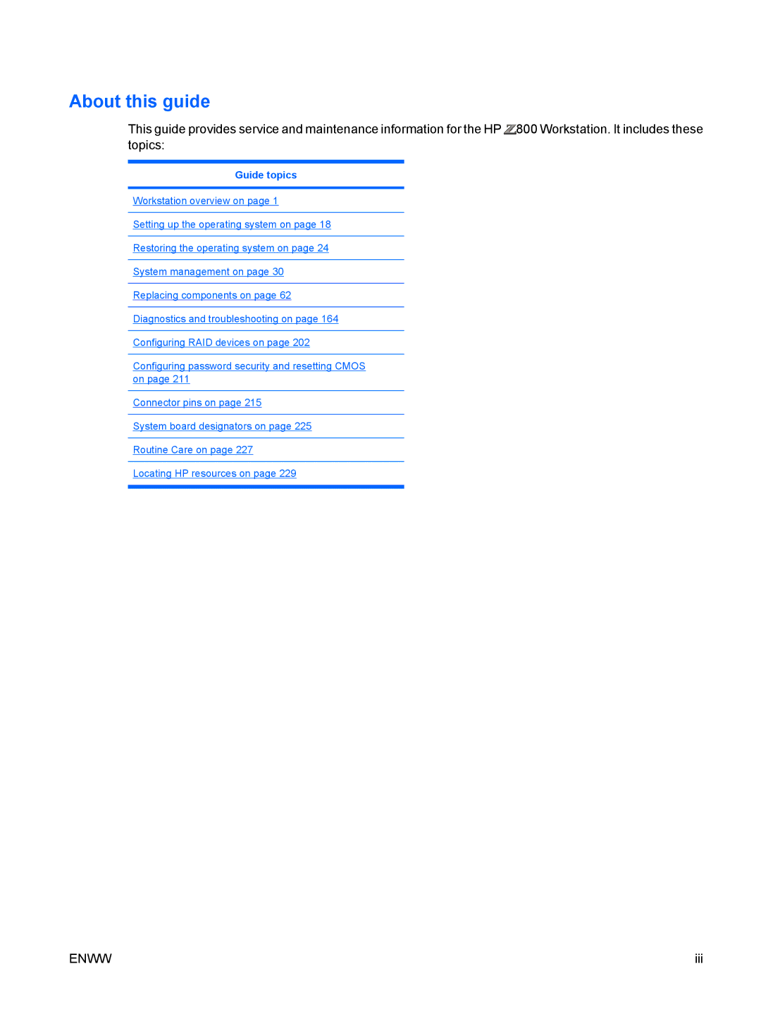 HP FL939UT FL939UT#ABA, Z800 Sp632up SP632UPABA manual About this guide, Guide topics 